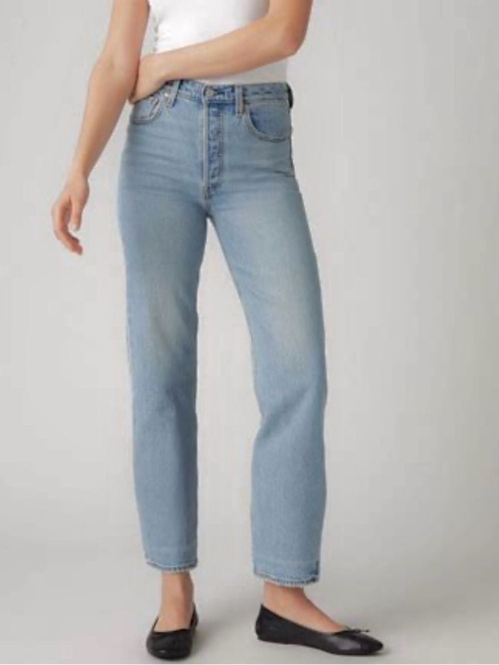Levi’s Ribcage Straight Ankle Jeans